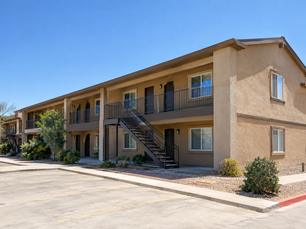 Apartment building in Odessa, TX with attic insulation needs
